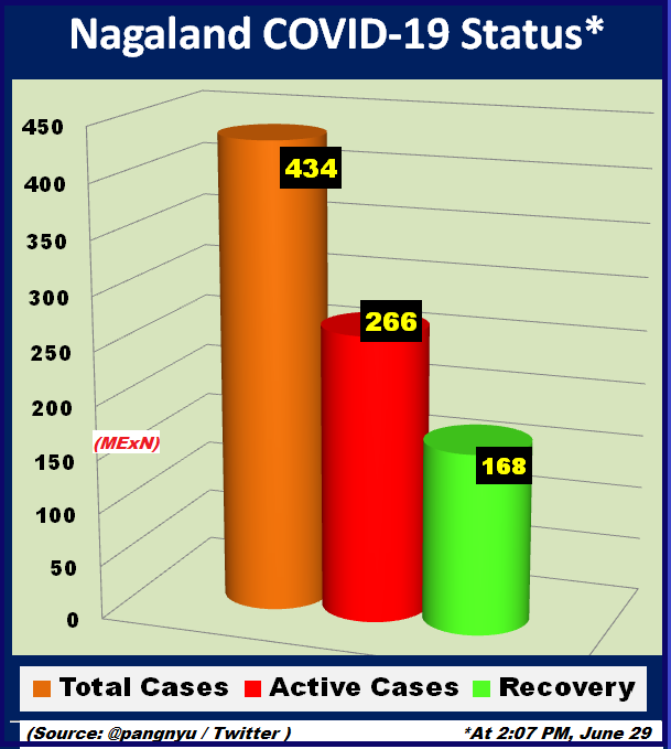 Nagaland COVID-19 Status at 2:07 PM on June 29